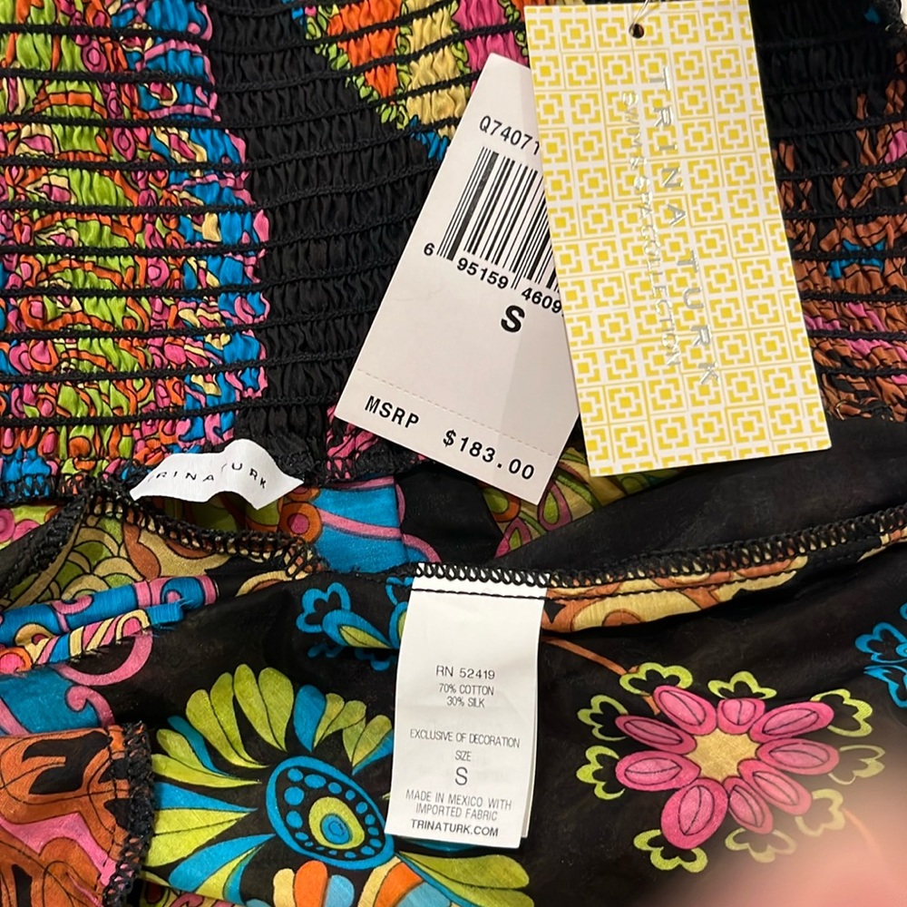 NWT Trina Turk “Casablanca“ Swim Cover-Up Maxi Dress - Picture 12 of 13